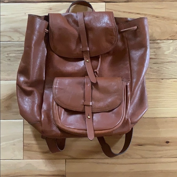 Madewell Handbags - Madewell Leather Backpack
